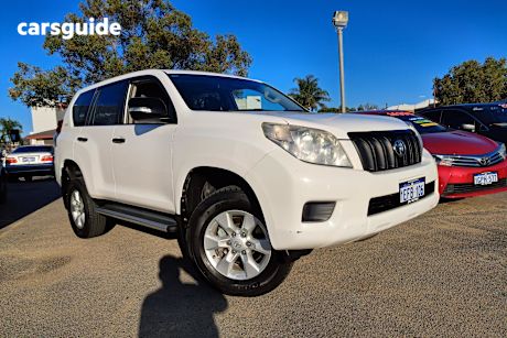 White 2013 Toyota Landcruiser Prado SUV PRADO GX (4X4) KDJ150R MY14
