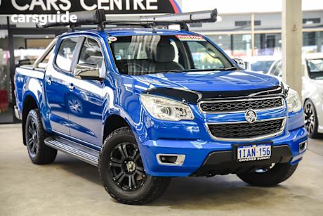 Blue 2015 Holden Colorado Ute Tray LTZ 4X4