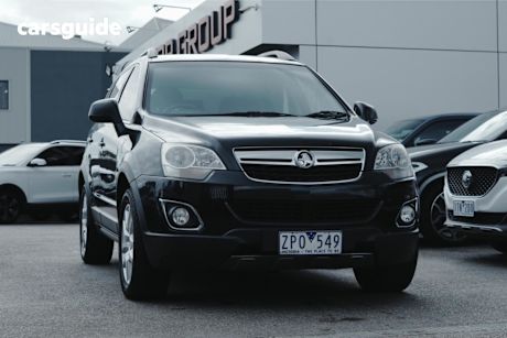 Black 2012 Holden Captiva SUV 5 F