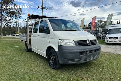 White 2007 Volkswagen Transporter Dual Cab Chassis (Lwb)