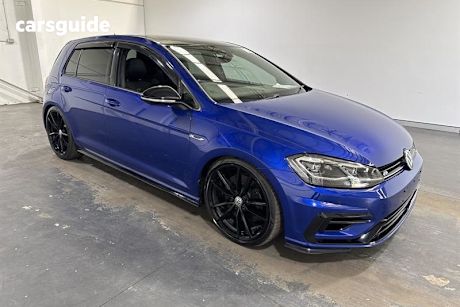 Blue 2020 Volkswagen Golf Hatchback R Final Edition