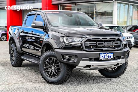 Black 2020 Ford Ranger Ute Tray RAPTOR 4X4