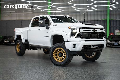 White 2024 Chevrolet Silverado HD Ute Tray LTZ PREMIUM W/TECH PACK 4X4