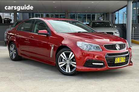 Red 2015 Holden Commodore Sedan SV6 R