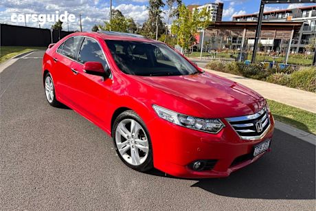 Red 2013 Honda Accord Euro Sedan Luxury Navi