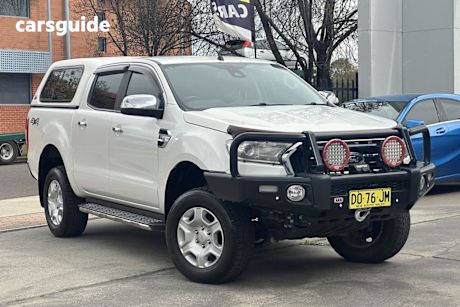 White 2015 Ford Ranger Dual Cab Utility Xlt 3.2 (4X4)