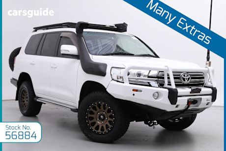 White 2018 Toyota Landcruiser Wagon Lc200 Gxl (4X4)
