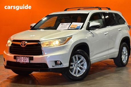 White 2015 Toyota Kluger Wagon Gx (4X4)