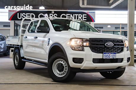 White 2022 Ford Ranger Ute Tray XL 4X4