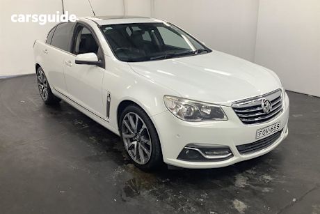 White 2016 Holden Calais Sedan V