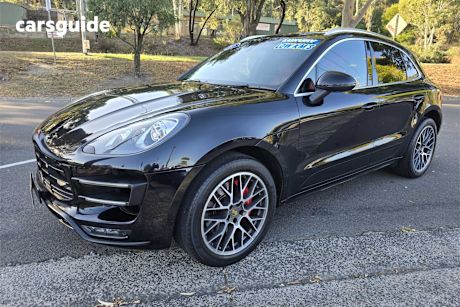 Black 2015 Porsche Macan Wagon Turbo