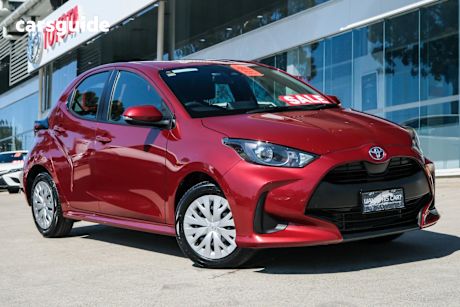 Red 2023 Toyota Yaris Hatch ASCENT SPORT F