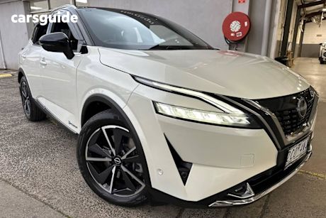 White 2024 Nissan Qashqai SUV TI E-POWER F