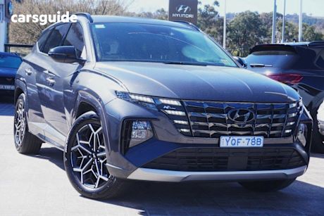 Grey 2022 Hyundai Tucson Wagon Elite N Line (Awd)