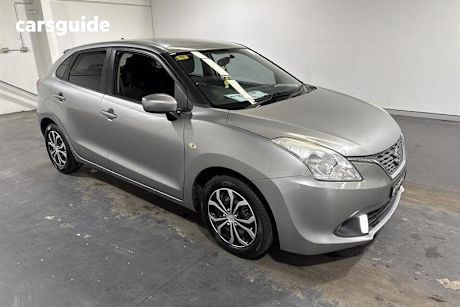 Grey 2016 Suzuki Baleno Hatchback Gl