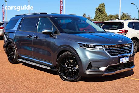 Blue 2021 Kia Carnival SUV PLATINUM F