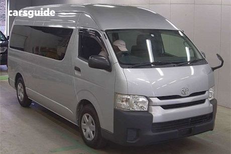 Silver 2014 Toyota HiAce Commercial VAN COMMUTER GL