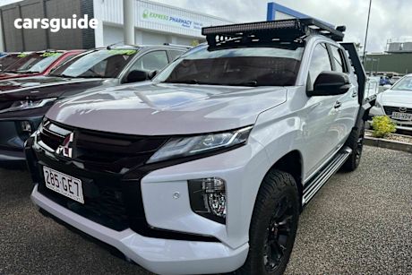 White 2021 Mitsubishi Triton Double Cab Pick Up Gsr (4X4)