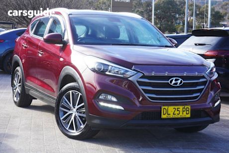 Red 2015 Hyundai Tucson Wagon Active X (Fwd)