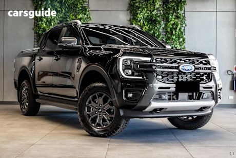 Black 2025 Ford Ranger Ute Tray WILDTRAK 4X4