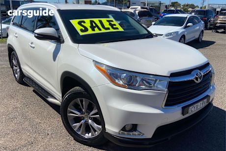 White 2014 Toyota Kluger Wagon Gxl (4X2)