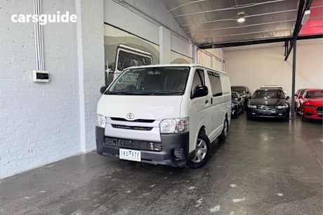 White 2016 Toyota HiAce Van Lwb