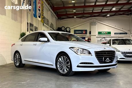 White 2016 Hyundai Genesis Sedan