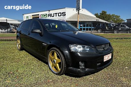 Black 2008 Holden Commodore Sportswagon Sv6
