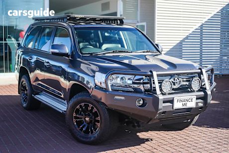 Grey 2017 Toyota Landcruiser Wagon Lc200 Altitude Special Edition
