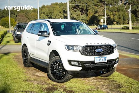 White 2021 Ford Everest Wagon Sport (4Wd)