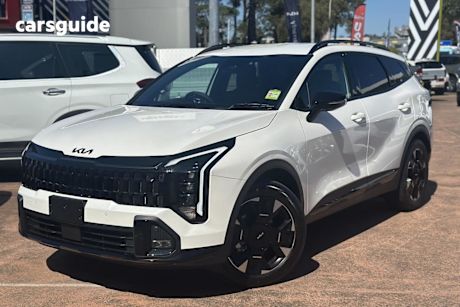 White 2025 Kia Sportage Wagon Sx+ (Awd)