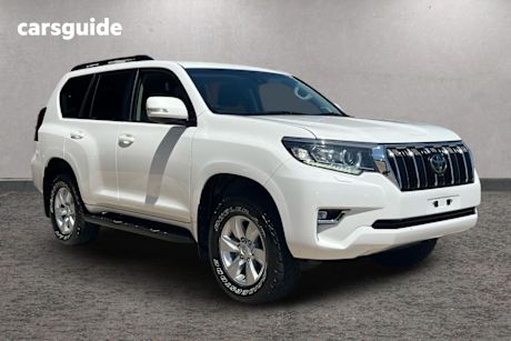 White 2021 Toyota Landcruiser Prado SUV GXL 4X4