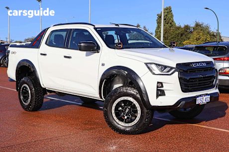 White 2023 Isuzu D-MAX Ute Tray X-TERRAIN 4X4