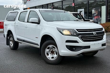 White 2017 Holden Colorado Ute Tray LS 4X4