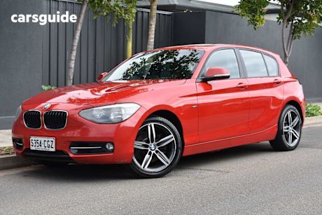 Red 2011 BMW 118I Hatchback