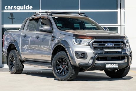 Silver 2021 Ford Ranger Double Cab Pick Up Wildtrak X 2.0 (4X4)