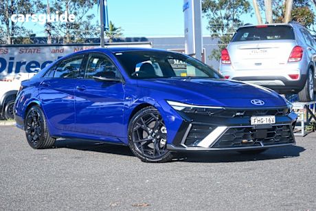 Blue 2024 Hyundai I30 Sedan N LINE F