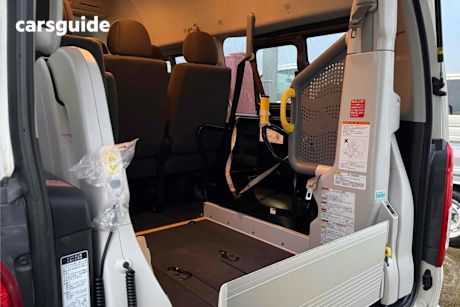 White 2018 Toyota HiAce Commercial VAN PEOPLE MOVER, WELCAB