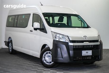 White 2020 Toyota HiAce Bus Slwb Commuter (12 Seats)