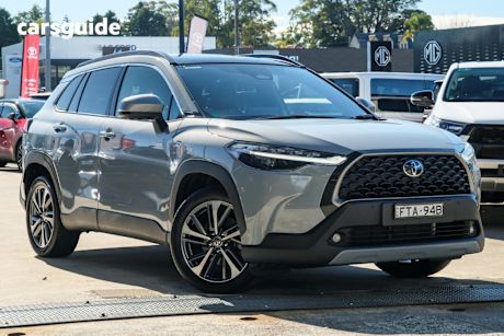 Grey 2024 Toyota Corolla Cross SUV ATMOS 4X4