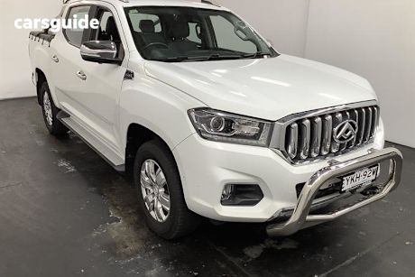 White 2019 LDV T60 Double Cab Utility Luxe (4X4)