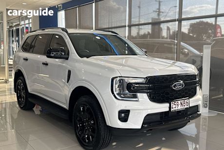 White 2024 Ford Everest Wagon Sport (Rwd)
