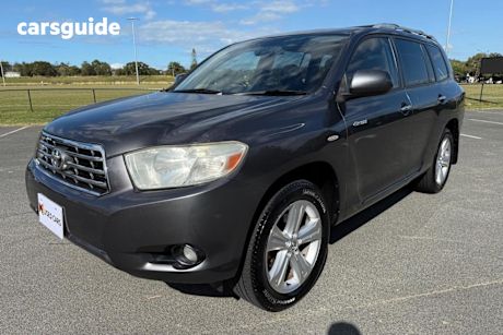 Grey 2007 Toyota Kluger Wagon Grande