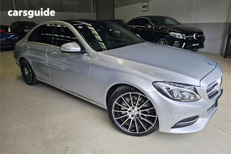 Silver 2014 Mercedes-Benz C250 Sedan Bluetec