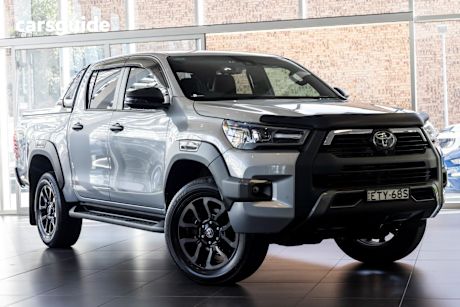 Silver 2022 Toyota Hilux Double Cab Pick Up Rogue (4X4)