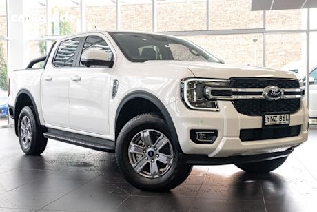 White 2024 Ford Ranger Double Cab Chassis Xlt 3.0 (4X4)