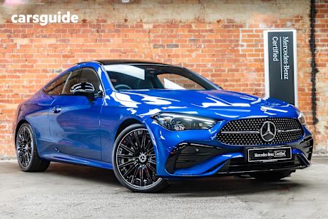 Blue 2024 Mercedes-Benz Cle200 Coupe Mhev