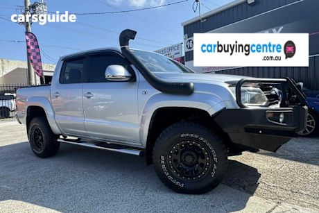 Silver 2014 Volkswagen Amarok Dual Cab Utility Tdi420 (4X4)