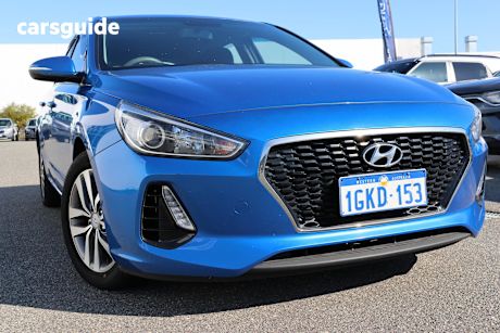 Blue 2017 Hyundai I30 Hatchback Active