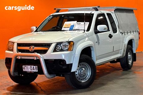 White 2008 Holden Colorado Space Cab Chassis Lx (4X2)